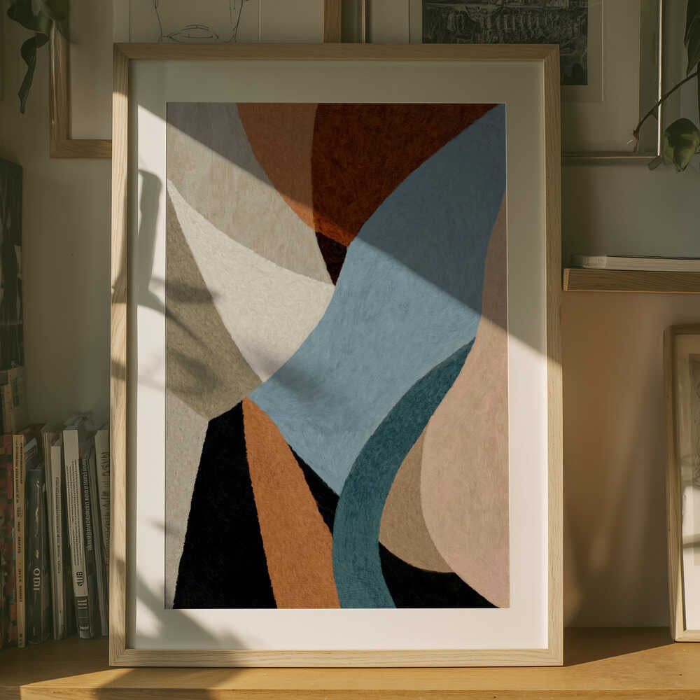 Soft Terrain – Abstract Floral Metal Wall Art
