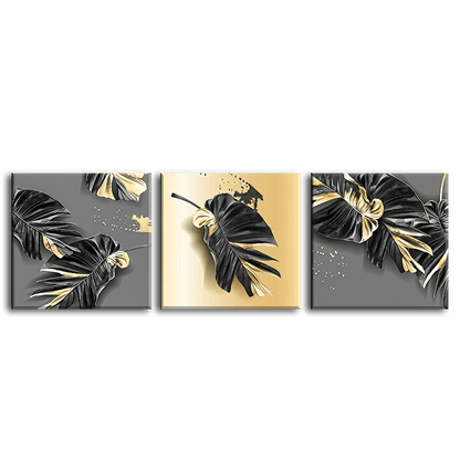Gold Leaf Ensemble - 3Panel - PixMagic