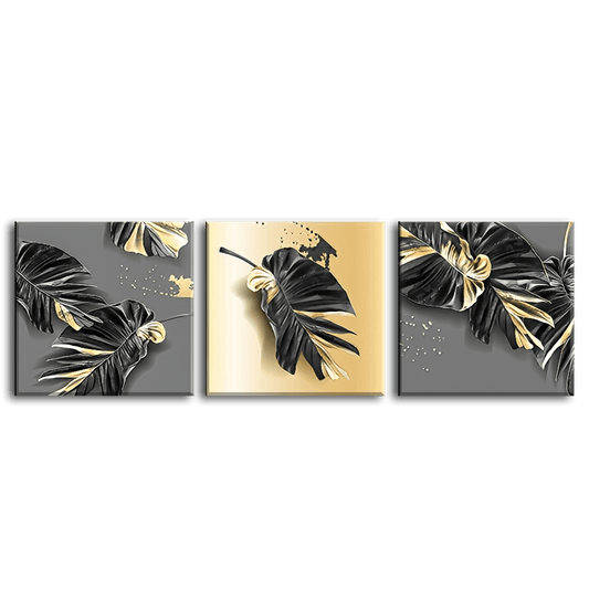 Gold Leaf Ensemble - 3Panel - PixMagic