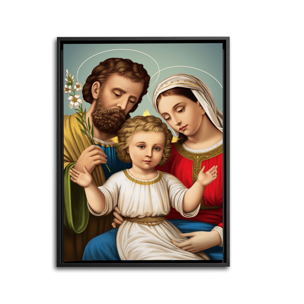 Holy Family Embrace - Framed - PixMagic