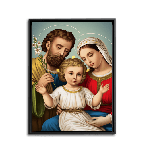 Holy Family Embrace - Framed - PixMagic