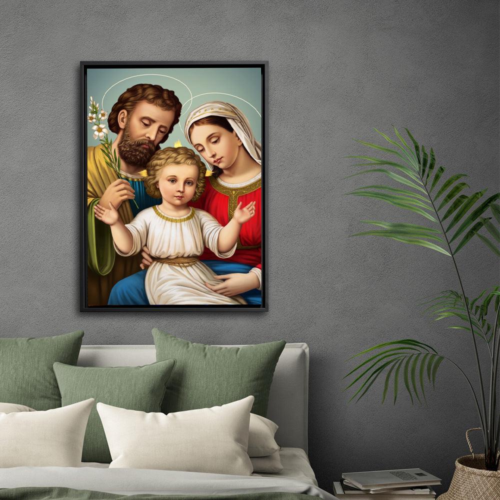 Holy Family Embrace - Framed - PixMagic
