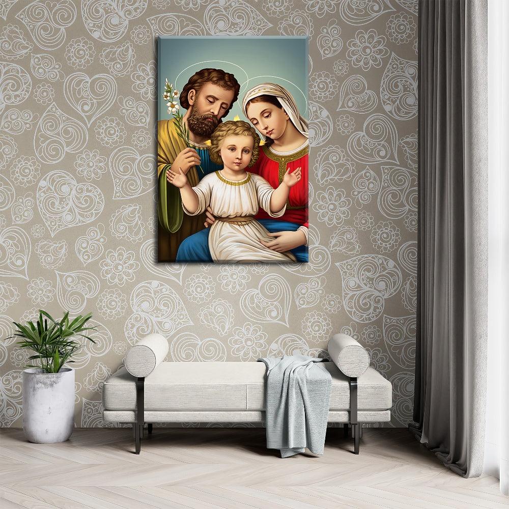 Holy Family Embrace - PixMagic