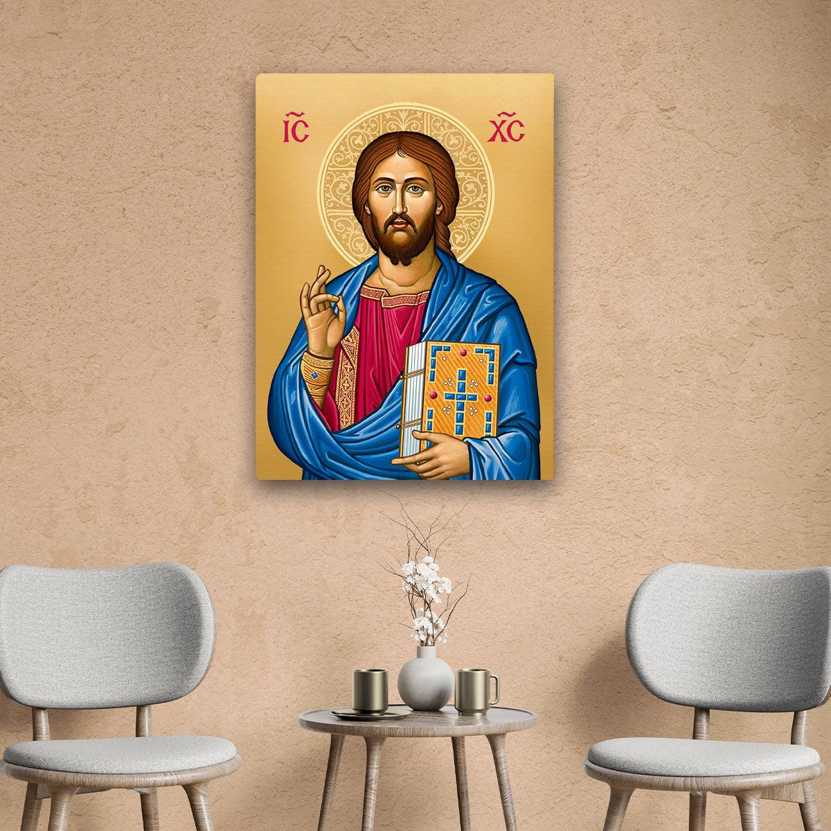 Jesus Christian Icon- HD Metal Print - PixMagic