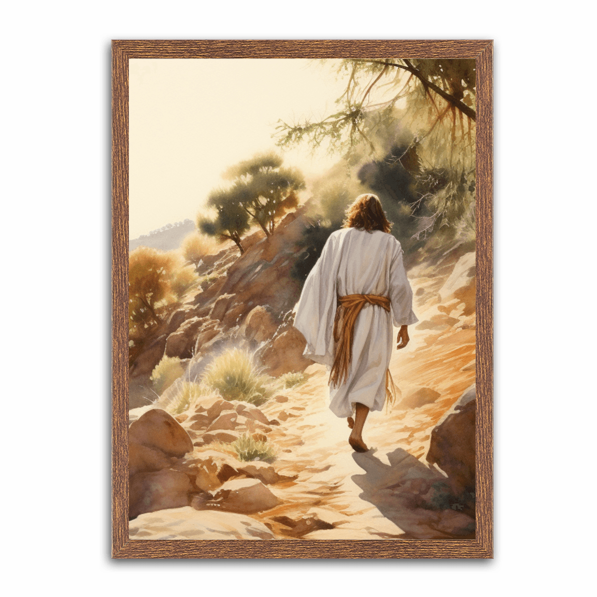 Jesus's Journey Through the Desert.