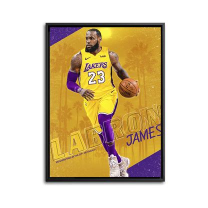 LeBron Laker Legend - Framed - PixMagic