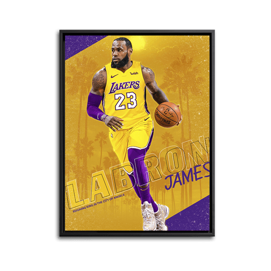 LeBron Laker Legend - Framed - PixMagic