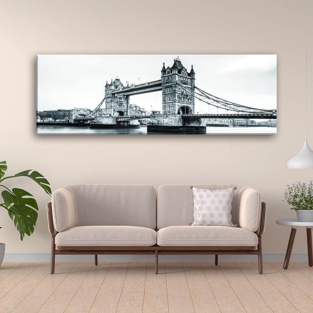 London Tower Bridge - Monochrome - PixMagic