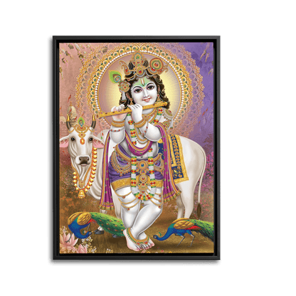 Lord Krishna Elegance - Framed - PixMagic