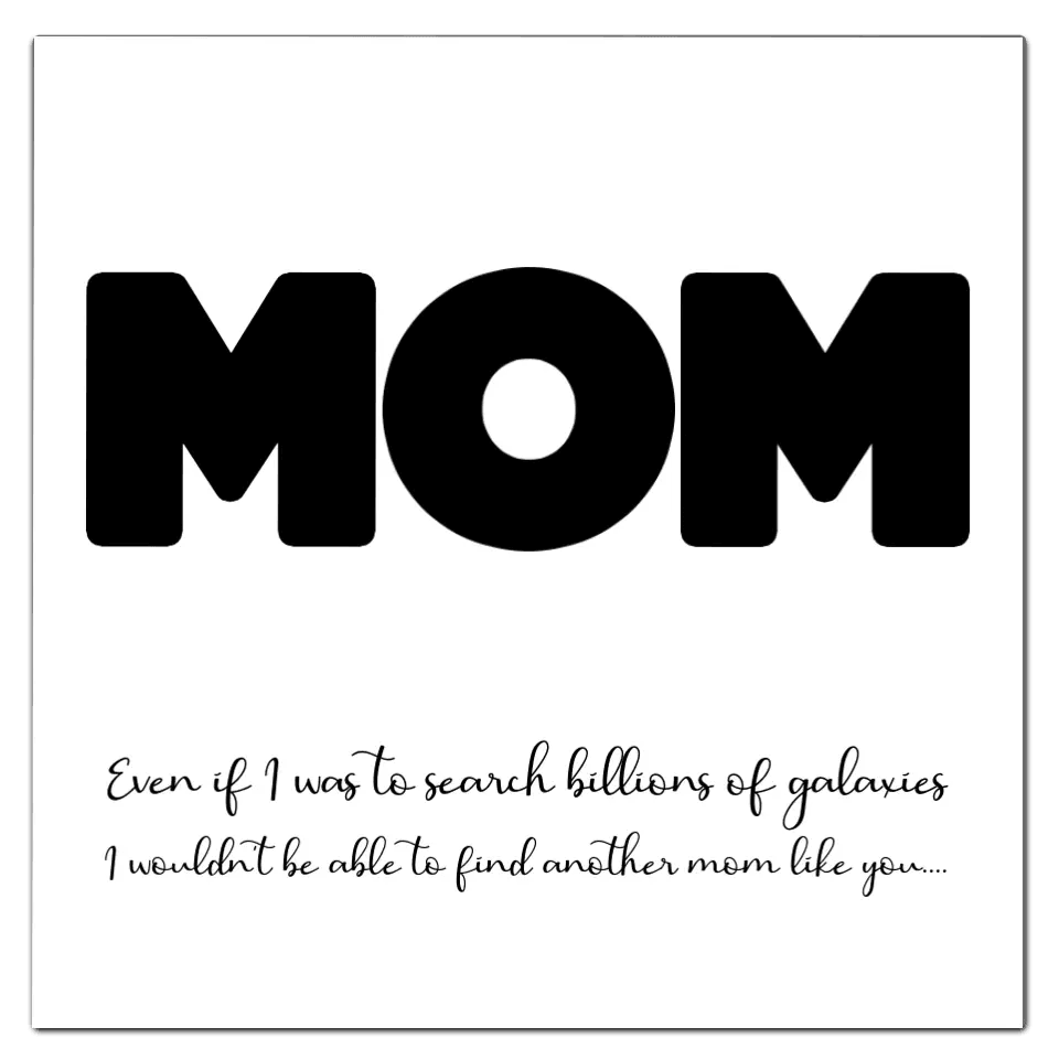 M.O.M - Mothers Day Gifts - PixMagic