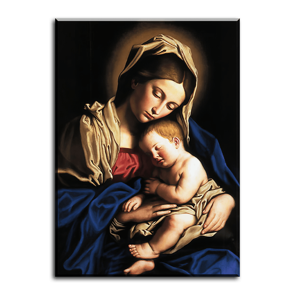 Mary and Jesus Serenity - PixMagic