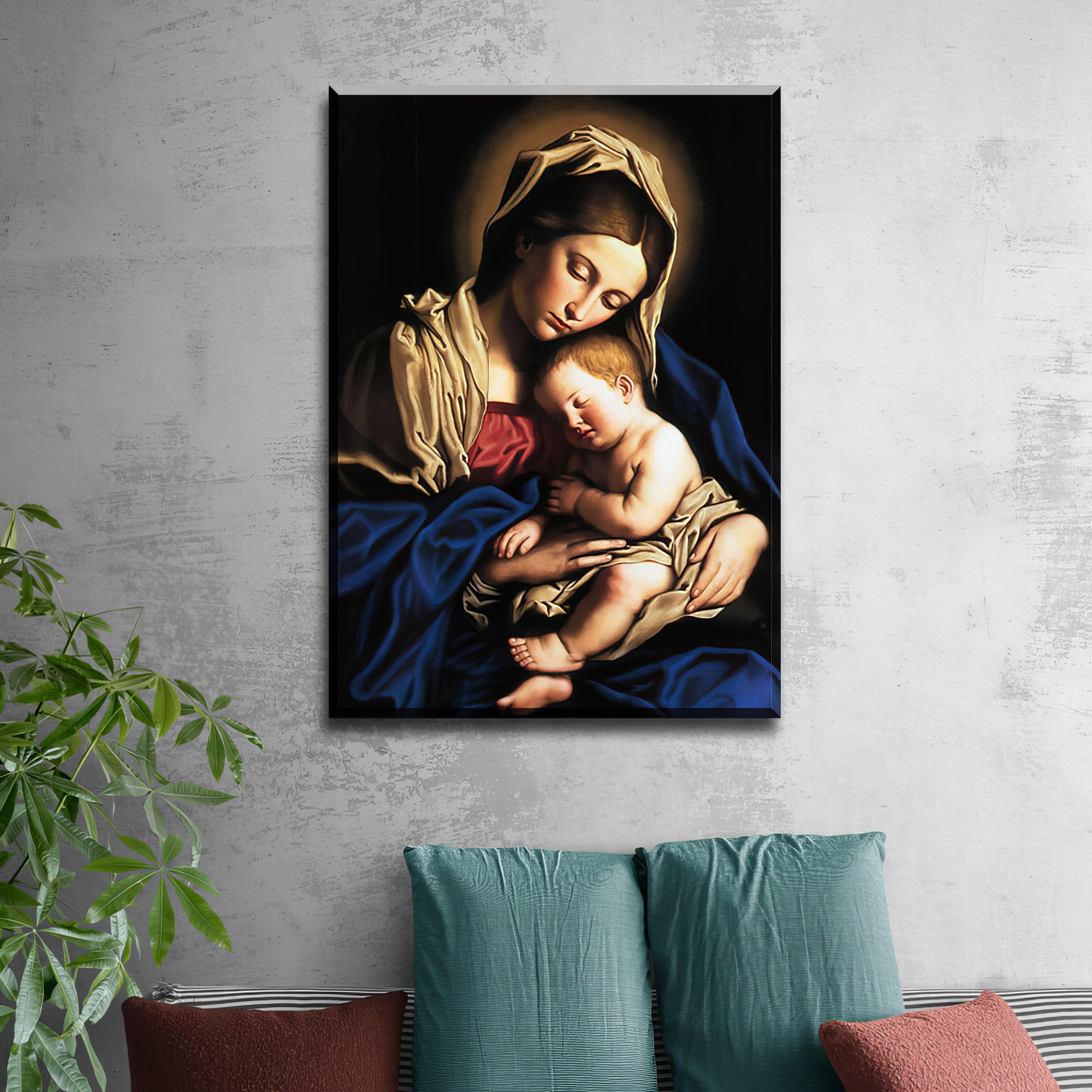 Mary and Jesus Serenity - PixMagic