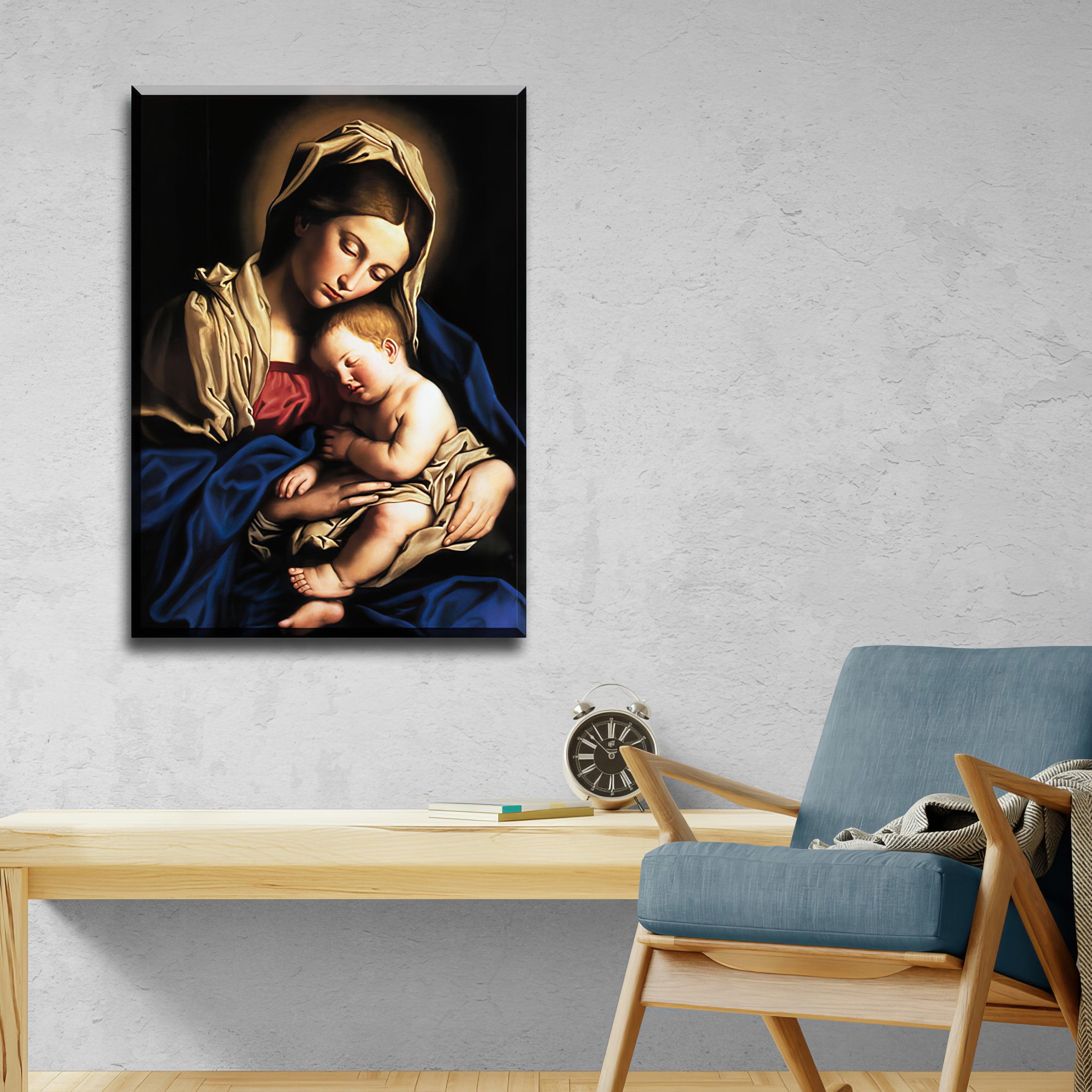 Mary and Jesus Serenity - PixMagic