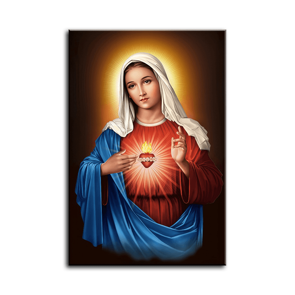 Mother Mary Heart - PixMagic