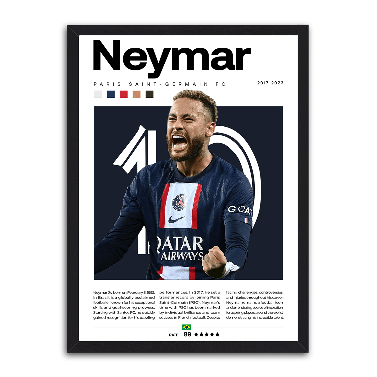 Neymar Jr. - Parisian Elegance - PixMagic