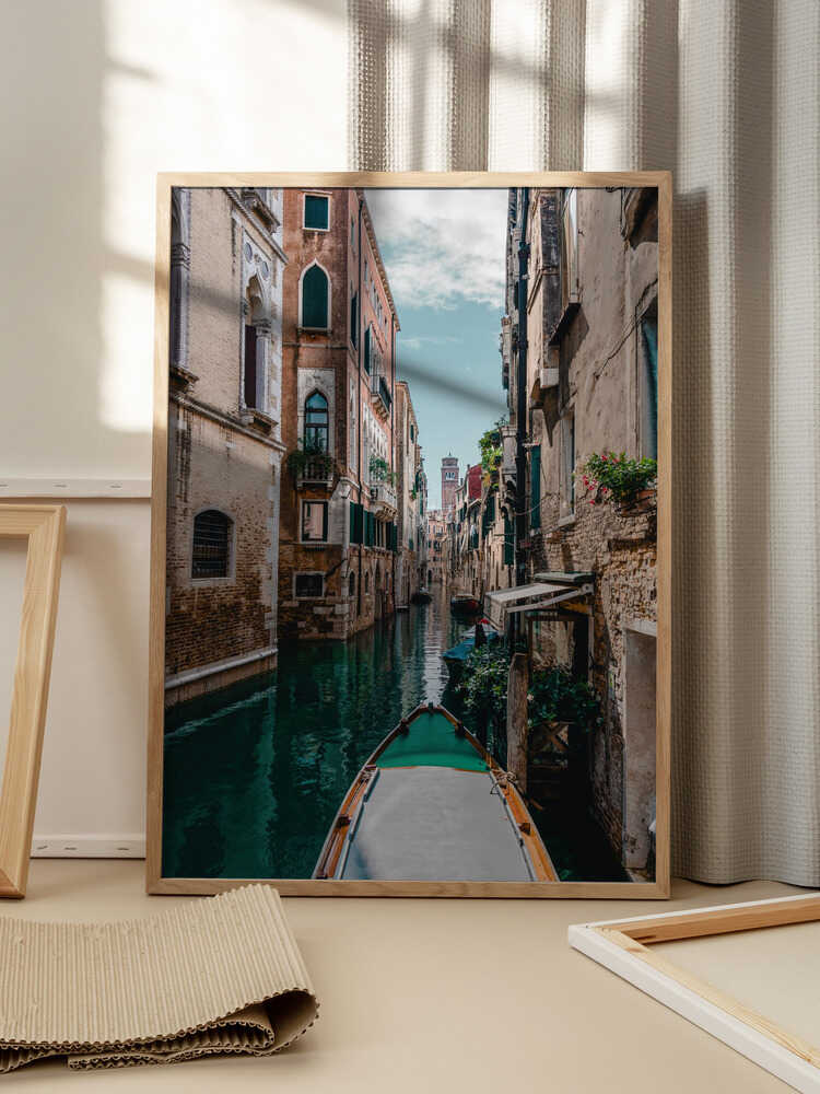 Venice Reflections – Iconic Canal Metal Wall Art