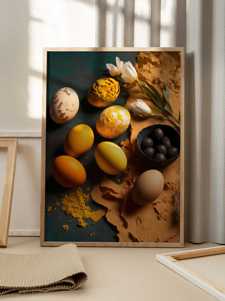 Spring Awakening Egg Art Metal Wall Art"