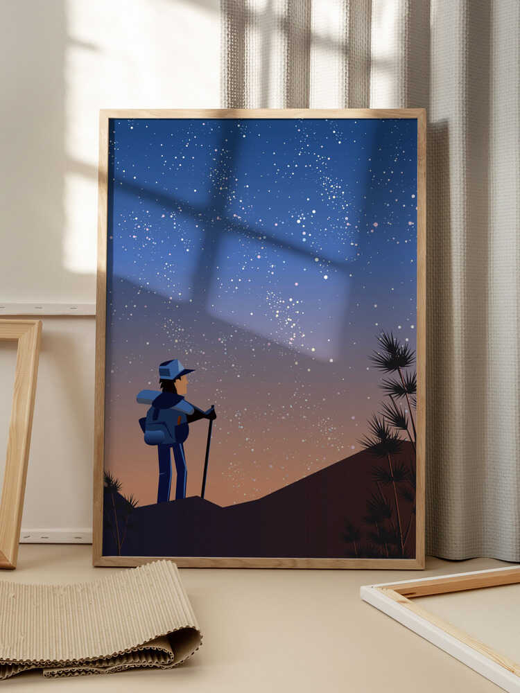 "Under the Stars" Nature-Inspired Wall Art