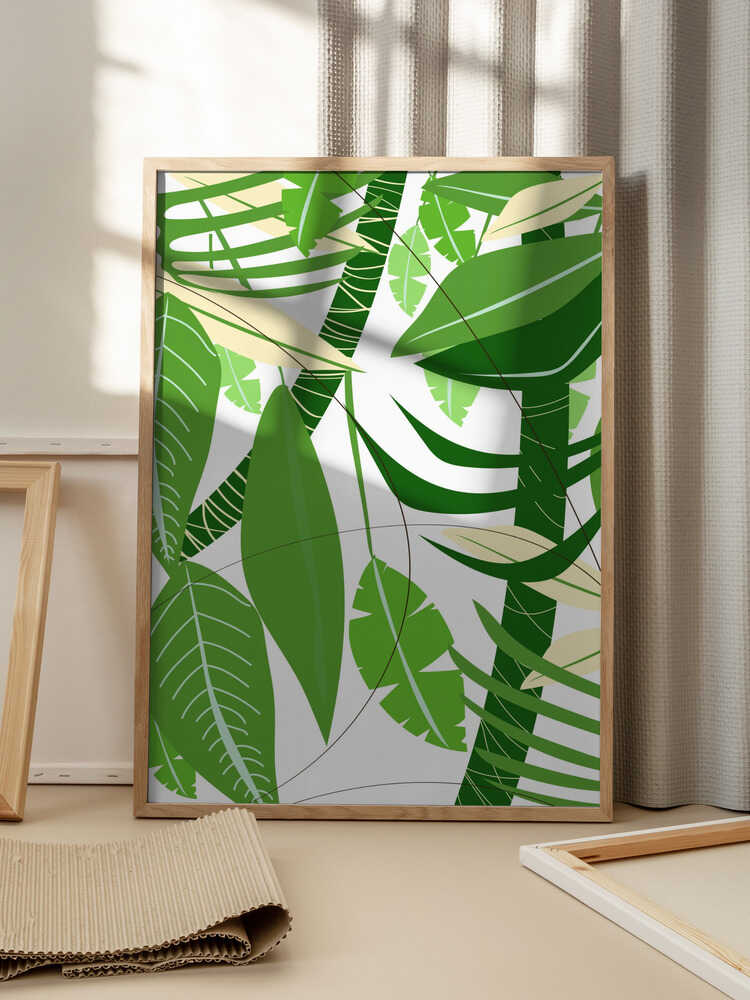 Tropical Rhythm – Botanical Metal Wall Art