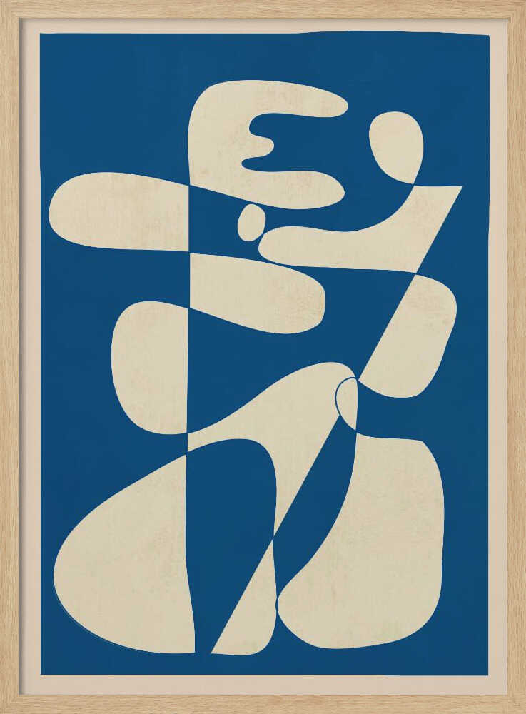"Abstract Forms" Minimalist Metal Wall Art