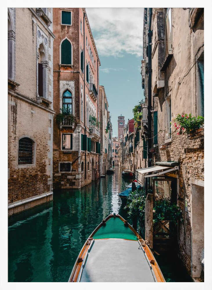 Venice Reflections – Iconic Canal Metal Wall Art
