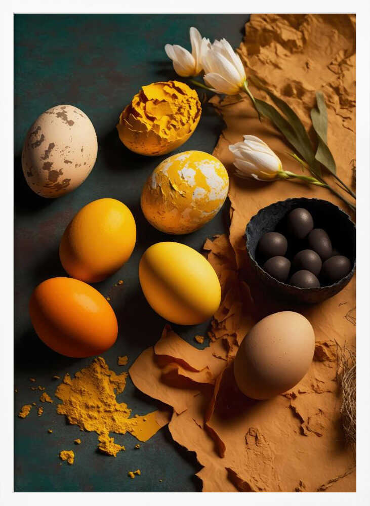 Spring Awakening Egg Art Metal Wall Art"