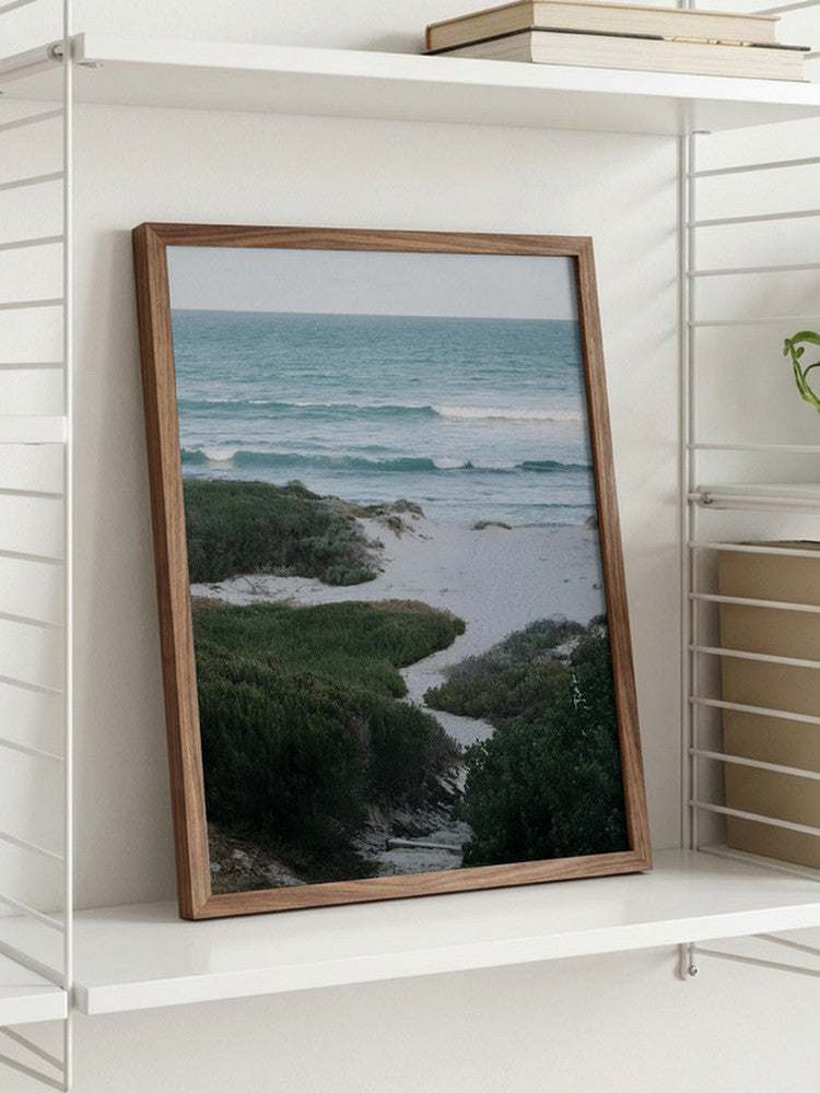 “Serenity Shoreline Escape” Beach Metal Wall Art