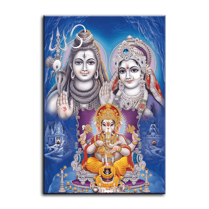 Shiva Family Blessings - PixMagic