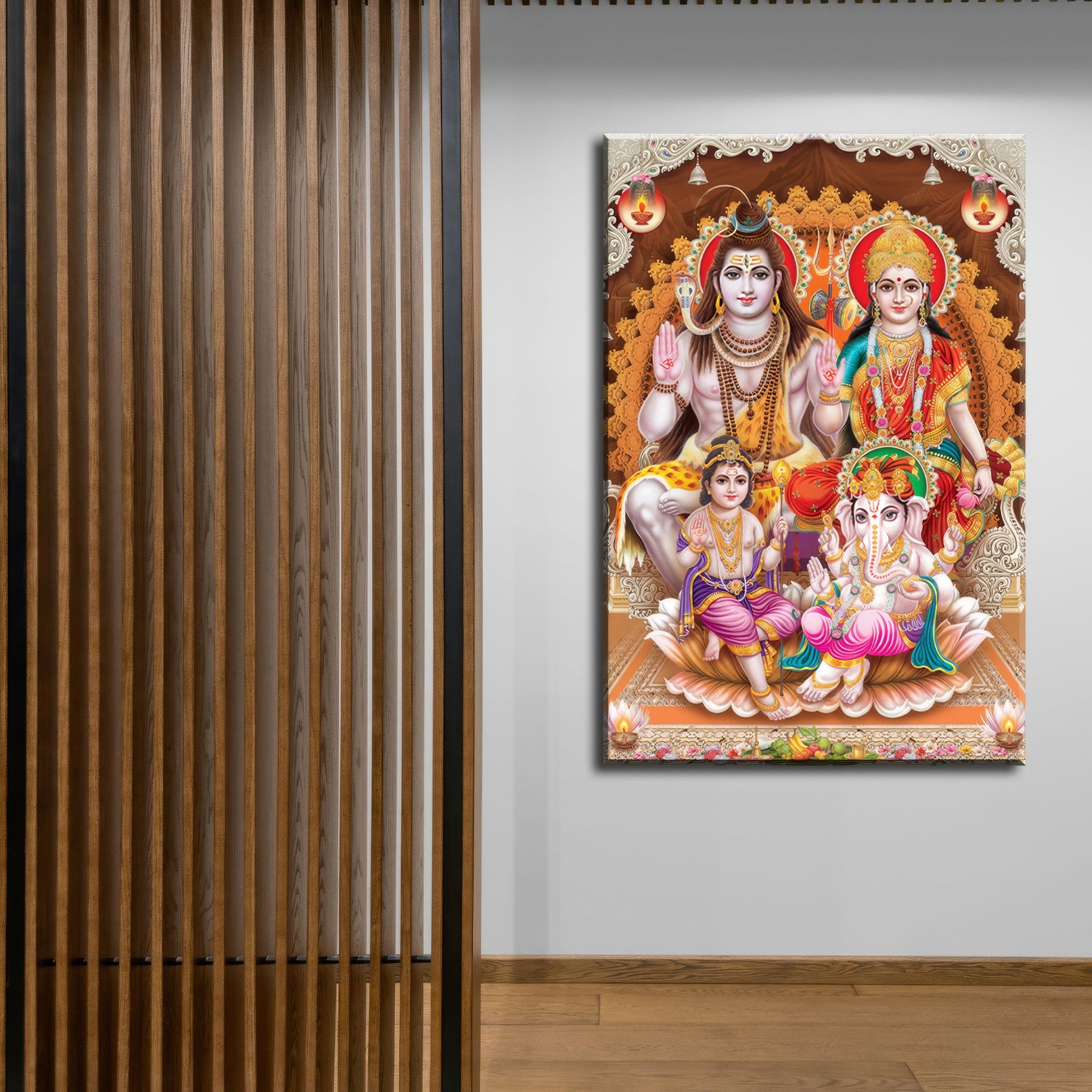 Shiva Parvathi Family - PixMagic