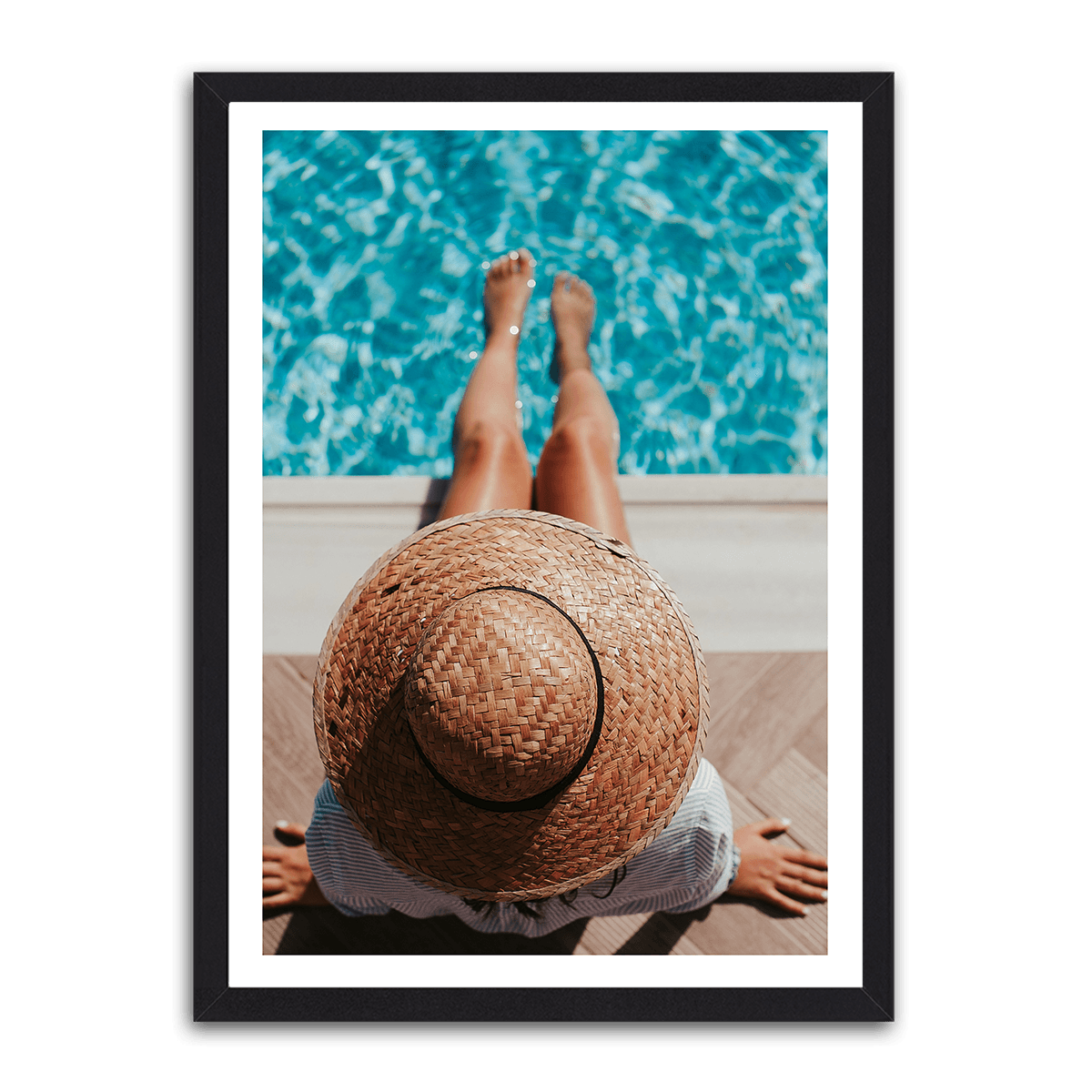 Summer Serenity: Poolside Leisure - PixMagic