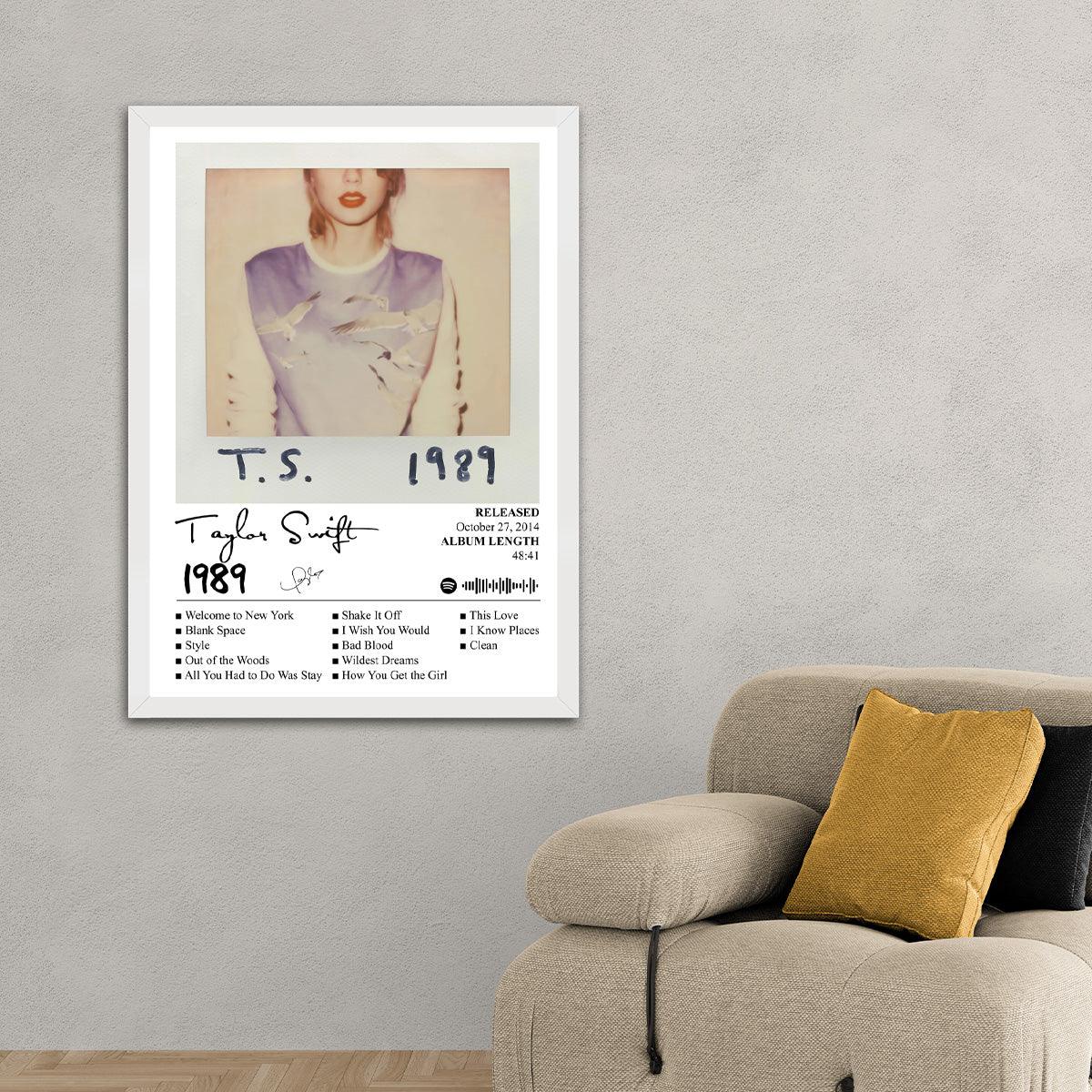 Taylor Swift's iconic " T S 1989" - HD Metal Print - PixMagic