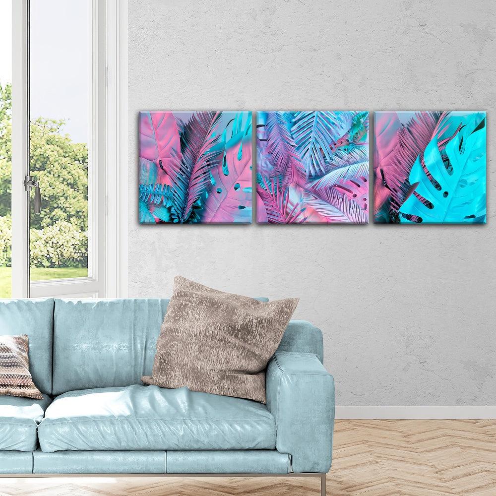 Tropical Serenity - 3panel - PixMagic