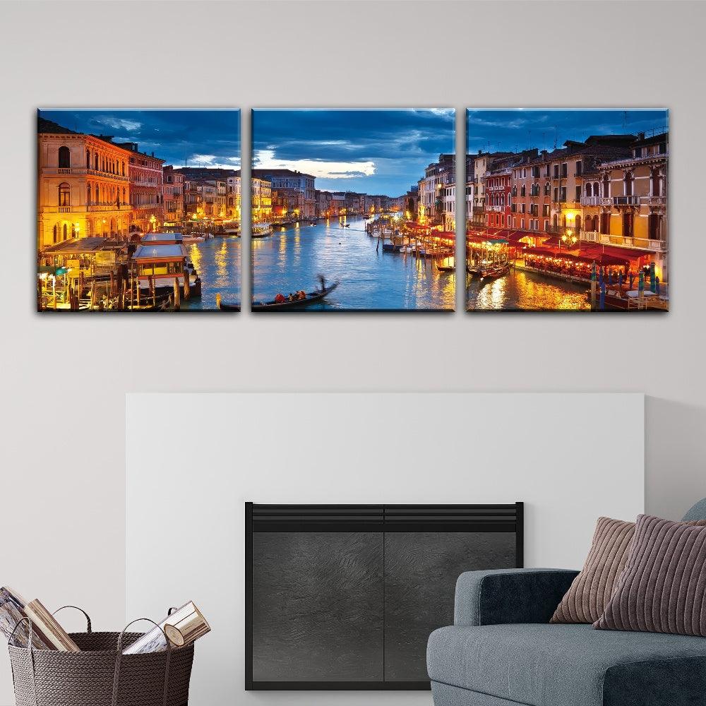 Venice Twilight Serenade - 3Panel - PixMagic
