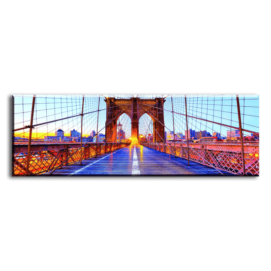 Vivid Brooklyn Bridge.