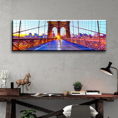 Vivid Brooklyn Bridge.